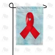 America Forever Red Ribbon Garden Flag