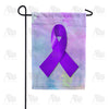 America Forever Purple Ribbon Garden Flag