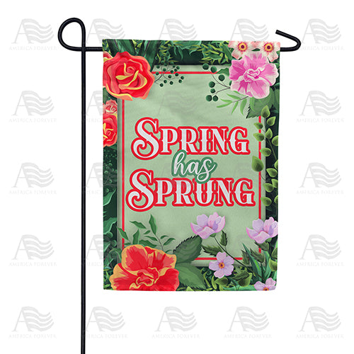 America Forever Spring Arrival Garden Flag