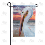 America Forever Pelican Close-Up Garden Flag