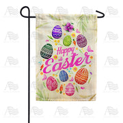 America Forever Easter Egg Swirl Garden Flag