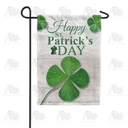 America Forever St. Patrick's Day Clover Garden Flag