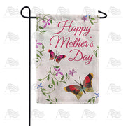 America Forever Mother's Day Butterflies Garden Flag