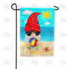 America Forever Beach Gnome Garden Flag