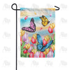 America Forever Spring Floral Butterflies Garden Flag