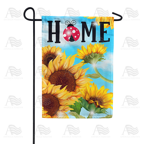 America Forever Sunny Day Sunflowers Garden Flag