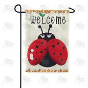 America Forever Ladybug Welcome Garden Flag