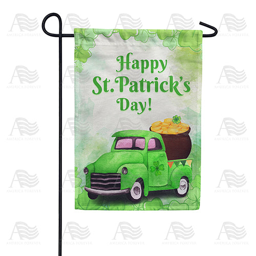 America Forever Hauling Irish Gold Garden Flag