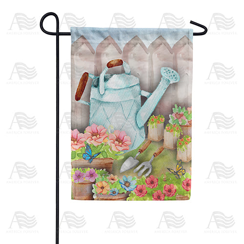 America Forever Spring Time Planting Garden Flag