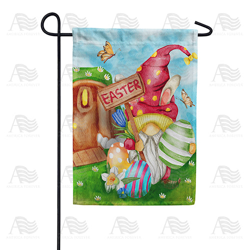 America Forever Gnome Easter Egg Hunt Garden Flag