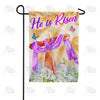 America Forever He Is Risen Above Garden Flag