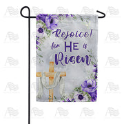 America Forever Rejoice, He Is Risen! Garden Flag