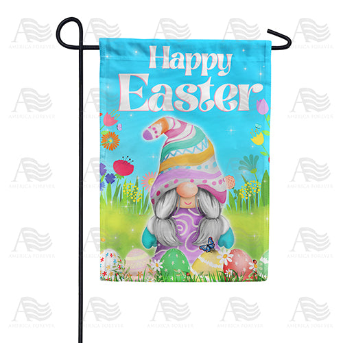 America Forever Easter Girl Gnome Garden Flag