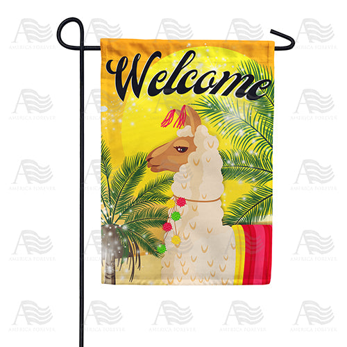 America Forever Exotic Llama Garden Flag
