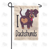America Forever Dachshund Lover Garden Flag
