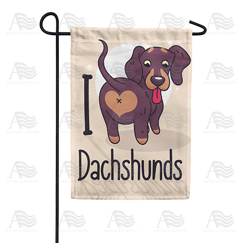 America Forever Dachshund Lover Garden Flag