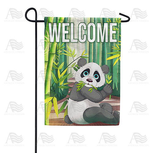 America Forever Bamboo Loving Panda Garden Flag