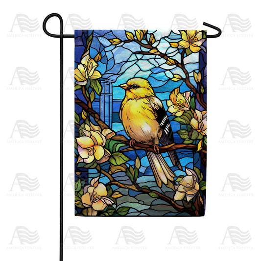 America Forever Glorious Goldfinch Garden Flag