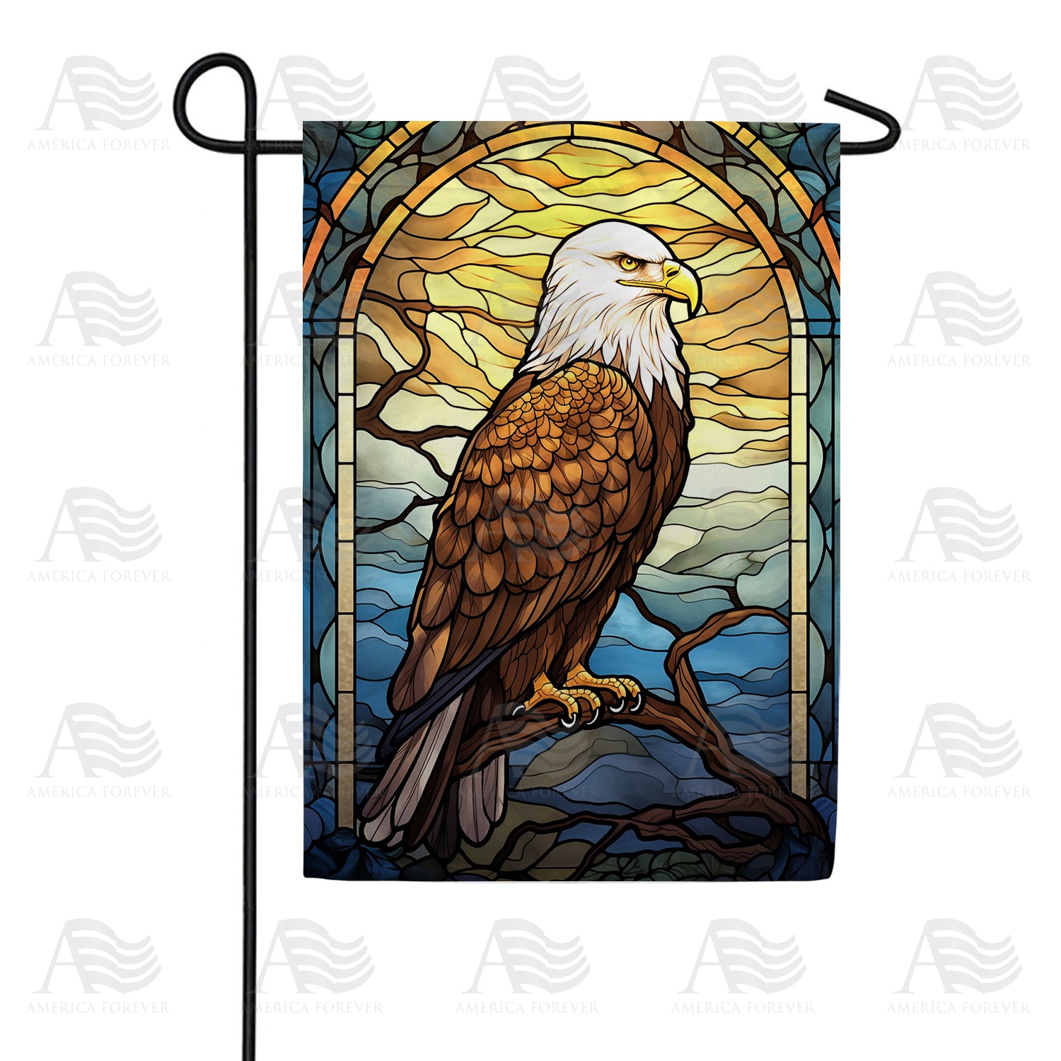 America Forever Bald Eagle Grandeur Garden Flag