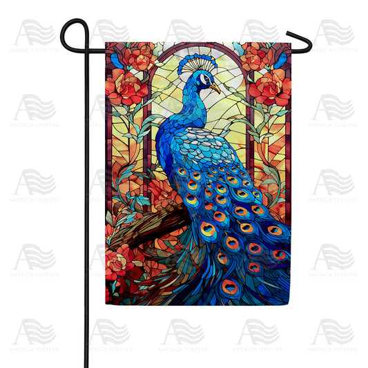 America Forever Vibrant Plumage Garden Flag