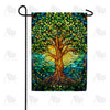 America Forever Green Tree Of Life Garden Flag