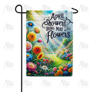 America Forever April Showers Results Garden Flag