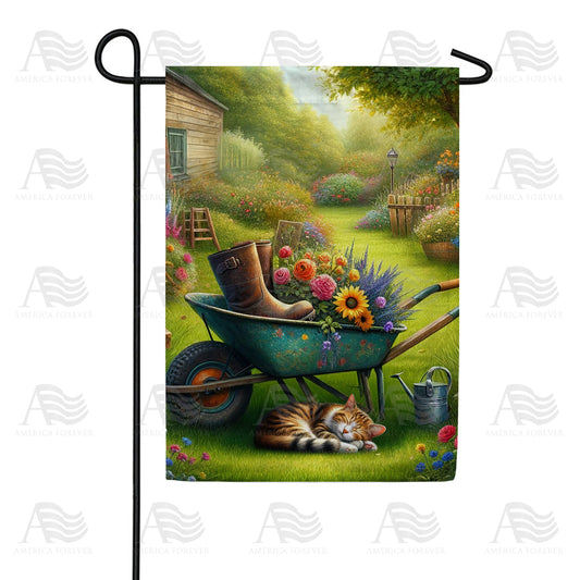 America Forever Serene Garden Retreat Garden Flag