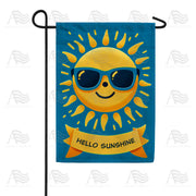 America Forever Sunny Smiles Garden Flag