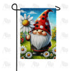 America Forever Gnome with Giant Daisy Delight Garden Flag