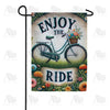 America Forever Enjoy the Ride Bicycle Garden Flag