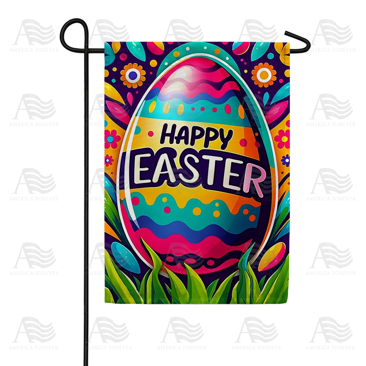 America Forever Festive Easter Egg Garden Flag