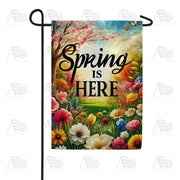 America Forever Elegant Spring Roses Greeting Garden Flag