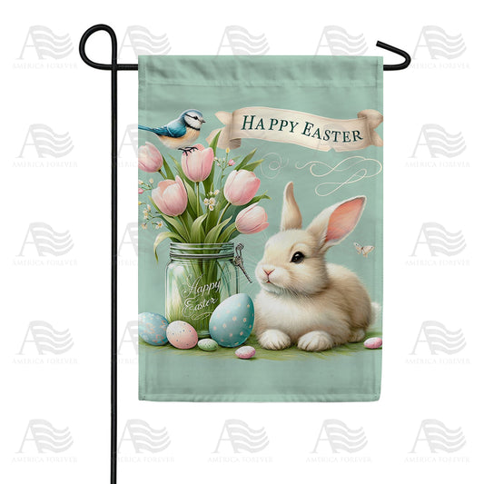 America Forever Easter Bunny Serenity Garden Flag