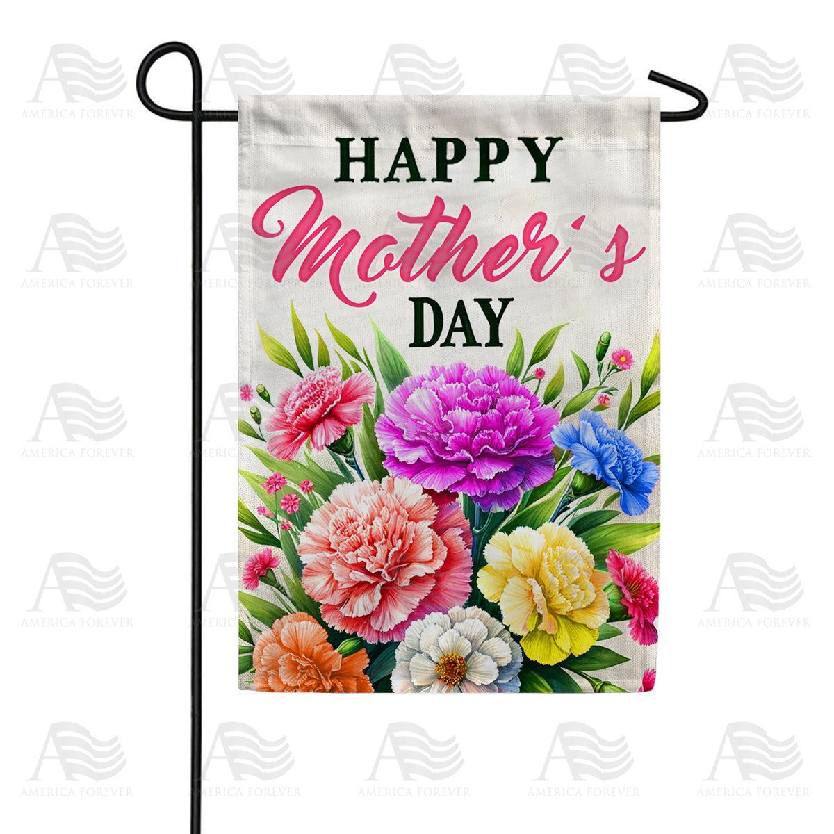 America Forever Blooming Mother's Day Garden Flag