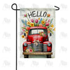 America Forever Springtime Vintage Truck Garden Flag