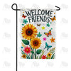 America Forever Welcome Friends Garden Flag