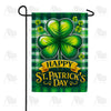 America Forever St. Patrick's Day Four-Leaf Clover Garden Flag