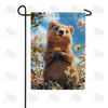 America Forever Quokka Flower Garden Flag