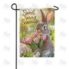America Forever Sweet Spring Serenade Realistic Bunny Garden Flag