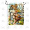 America Forever Easter Bunny Cottage Basket Garden Flag