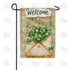 America Forever Welcome Shamrock Envelope Garden Flag