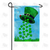 America Forever Leprechaun Hat Shamrock Magic Garden Flag