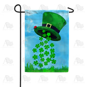 America Forever Leprechaun Hat Shamrock Magic Garden Flag