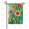 America Forever Folk Art Flower Garden Garden Flag