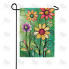 America Forever Folk Art Flower Garden Garden Flag