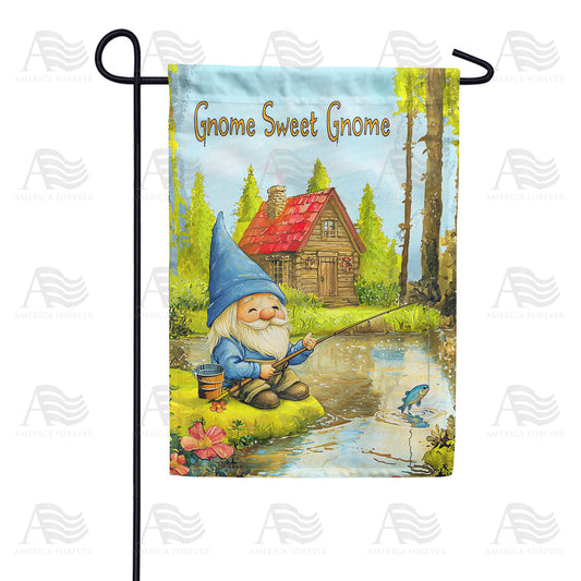 America Forever Gnome Sweet Gnome Garden Flag