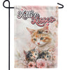 America Forever Kitten Kisses Garden Flag