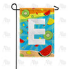 America Forever Summer Time Fruits Monogram Garden Flag