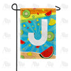 America Forever Summer Time Fruits Monogram Garden Flag