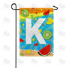 America Forever Summer Time Fruits Monogram Garden Flag